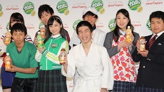 橋本環奈、同世代から部活マネジャーの勧誘！選んだのは… 「がぶ飲み」マネージャー就任イベント2