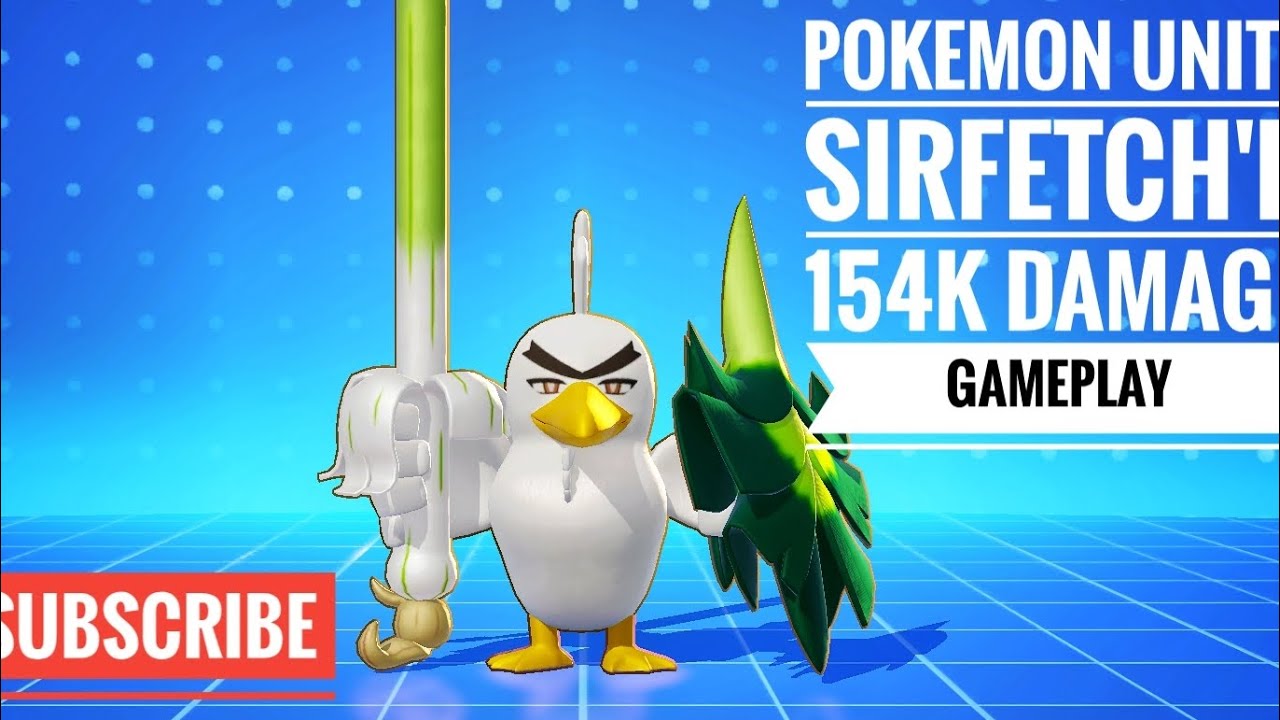  POKEMON UNITE SIRFETCH'D GAMEPLAY | SCROLLNPICKSAI 