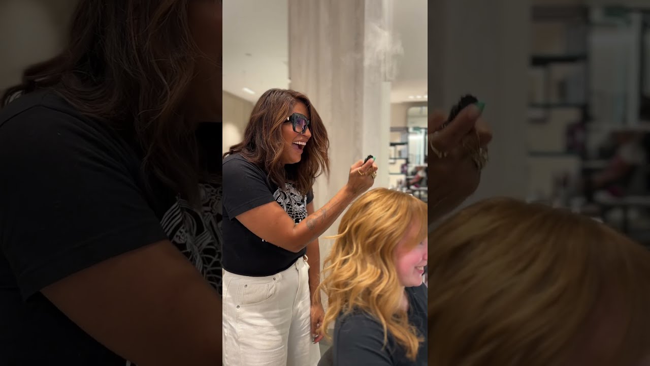 Magical bouncy hold w/ Schwarzkopf Pro OSiS+ Session Label Powder Cloud