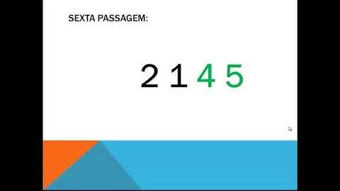 Vídeo  aula Bubble Sort