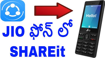 HOW TO USE SHAREIT ON JIO PHONE EXPLAINED IN TELUGU