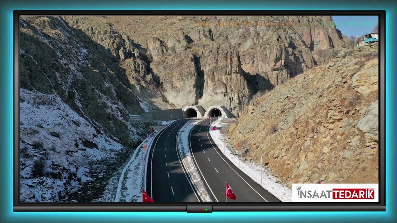 Erzurum-İspir Yolu Dallıkavak Tüneli Projesi #inşaat #tünel #erzurum #dallıkavak #yol #şantiye