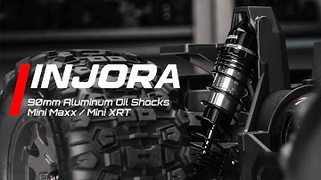 INJORA 88mm Oil Shocks With Progressive Springs For 1/16 Monster Truck Mini Maxx Mini XRT