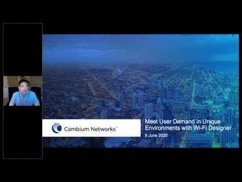 Webinar: Meet User Demand in Unique Environments With the Wi-Fi Designer Tool