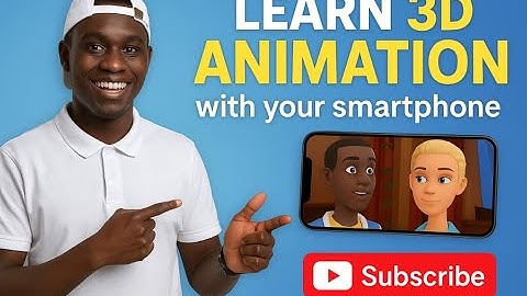 Learn 3D Animation with Your Smartphone | Easy Beginner Tutorial (No PC Needed!)