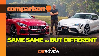 COMPARISON: 2020 BMW Z4 sDrive20i v Toyota GR Supra GT | CarAdvice