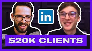 $20k/m Finding Clients on LinkedIn