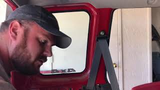 How to remove  a sealed vehicle windshield or side window in 5 minutes! Tracker Sidekick