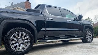 2019 GMC Sierra Denali 285/55/22 Nitto Ridge Grapplers 2” RC level