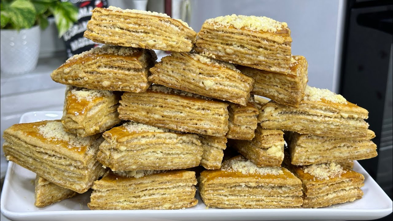 🔴Napaleon dadında🔴 Xırçıltılı,Qat-qatlı 🔴super Kətələr hazırladım💯🤌🏼