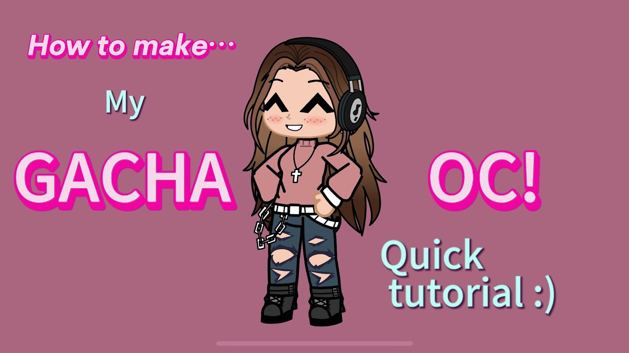 How to make my Gacha OC :) - YouTube