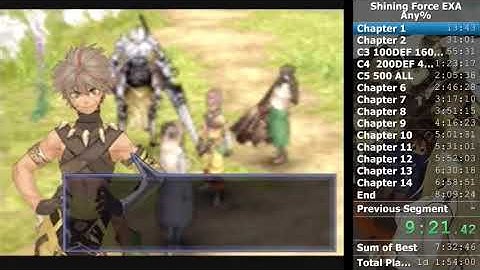 Turbo Turbos Without Turbo: Shining Force EXA Any% (7:23:00)