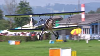 Private Collector Planes taking of at Lommis Airfield