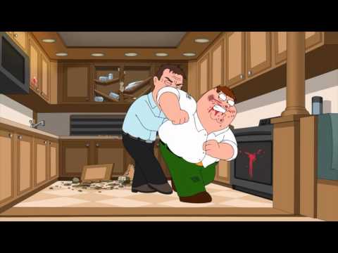 Family guy liam Neeson vs Peter griffin,  hilarious fight !