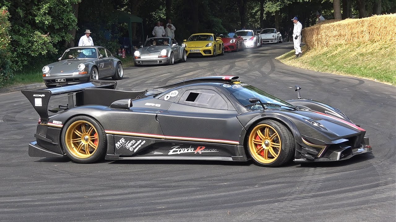 ⁣Pagani Zonda R Crazy V12 Exhaust Sounds @ Goodwood Festival of Speed