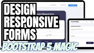 Responsive Registration Form using Bootstrap 5 | Responsive website designing