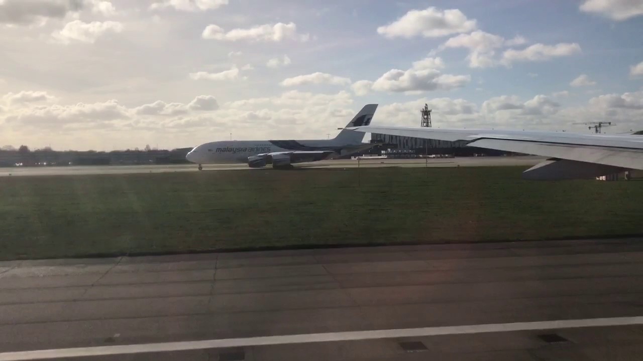 Take Off - American Airlines AA101 24th Feb 2017 LHR to JFK - YouTube