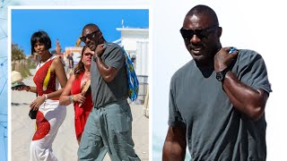 Idris Elba Hits The Beach With Wife Sabrina In Between Ultra Music Festival Performances