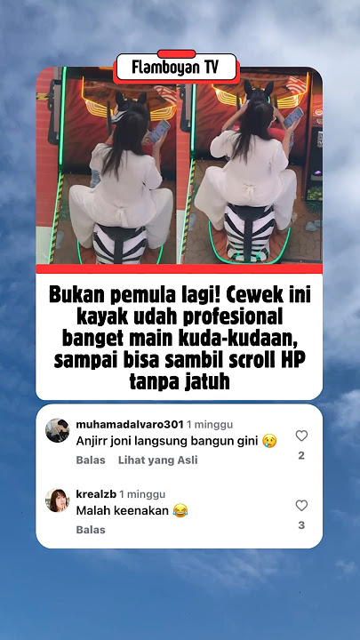Bukan pemula lagi! Cewek ini kayak udah profesional banget main kuda-kudaan #shorts #trending #fyp