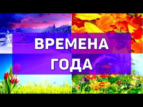 ВРЕМЕНА ГОДА для ДЕТЕЙ / Учим МЕСЯЦЫ года /  Развивающие видео для детей