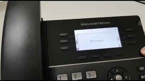 How to connect Grandstream phone to wifi : SIPTEL
