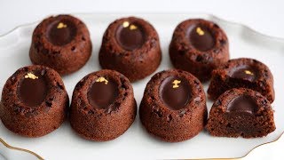 Sub) 카카오 (초콜릿) 휘낭시에 : Cacao (chocolate) financier : フィナンシェショコラ｜Brechel