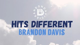 Video thumbnail of "Brandon Davis - Hits Different (Official Lyric Video)"