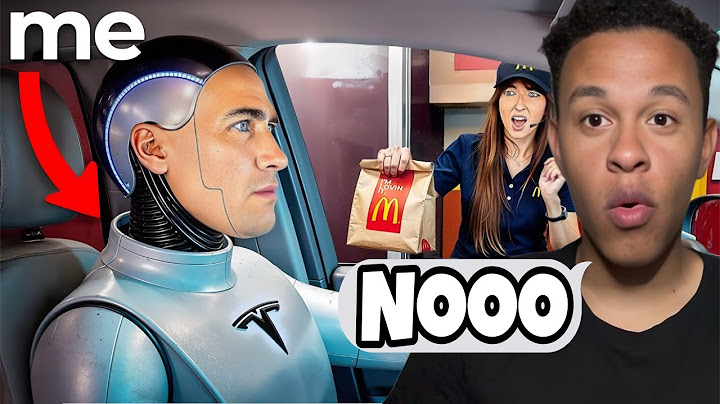 Terry Simmons Reacts To Drive Thru A.I Robot Prank!