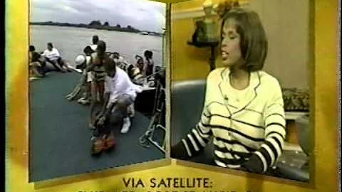Gayle King with Gregg Snyder & Club Med 1998