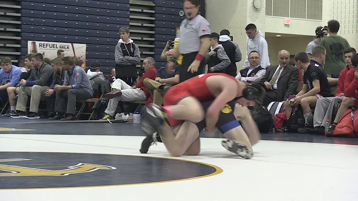 Delsea's Billy Janzer pins Cranford's Matt Doran a...