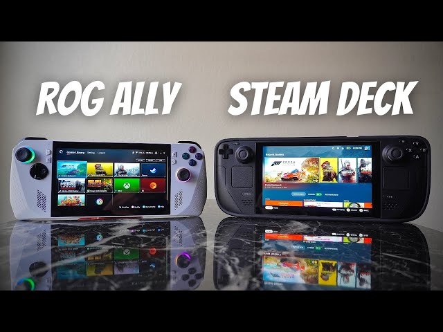 Asus ROG Ally versus Valve Steam Deck - Reviewed