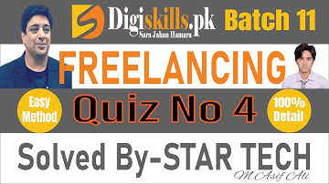 Freelancing Quiz 4 Batch 11 Solution | DGskill Freelancing Quiz 4 Batch 11 | Quiz 4 of freelancing