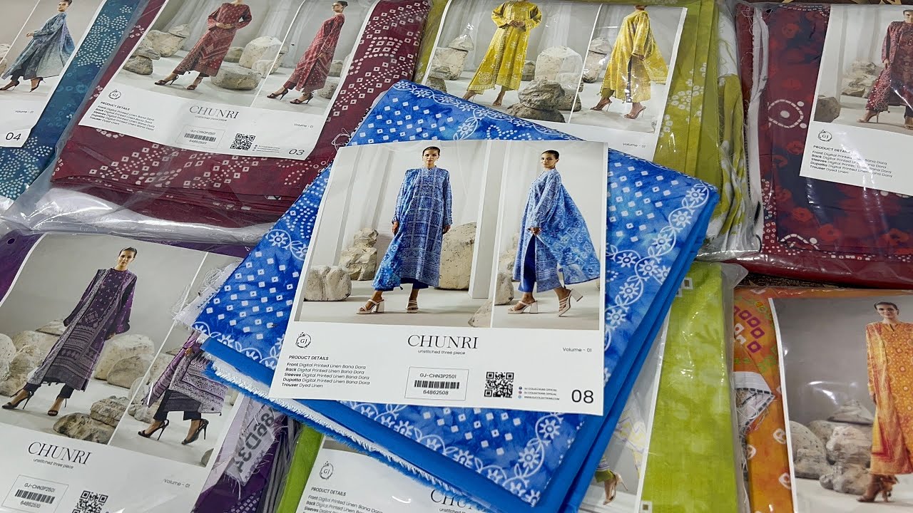 MOST DIMANDED VOLUME | CHUNRI BY GULL JEE | BANA DORIYA LINEN 3PIECE | CHUNRI PRINT 