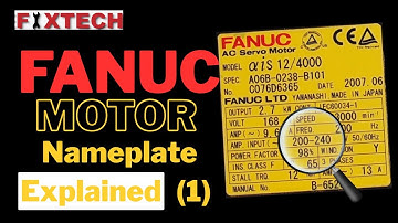 How to Read a FANUC Servo Motor Nameplate | A06B-0238-B101 Explained