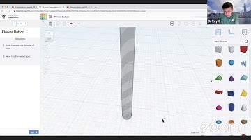 Tinkercad Series: Lesson 5 - 🌼 Flower Button 🌸