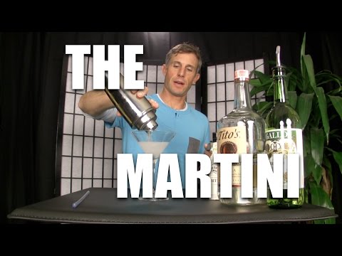 HOW TO MAKE A MARTINI - COCKTAIL DRINK RECIPE