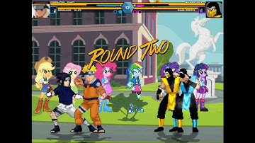 Mugen - Naruto and Sasuke Vs Scorpion and Sub-Zero