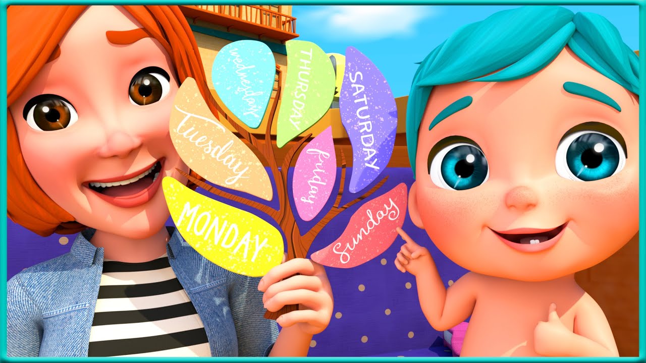 Sette giorni, una settimana! |Canzoni per bambini |Filastrocche e canzoni per bambini | Super Luca