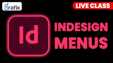 Indesign tutorial for beginners and menus quick overview | Live  Class