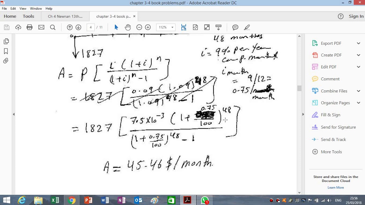 chapter 4 problems part 2 - YouTube