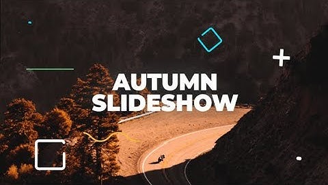 Autumn slideshow After Effects Template Videohive 33718571