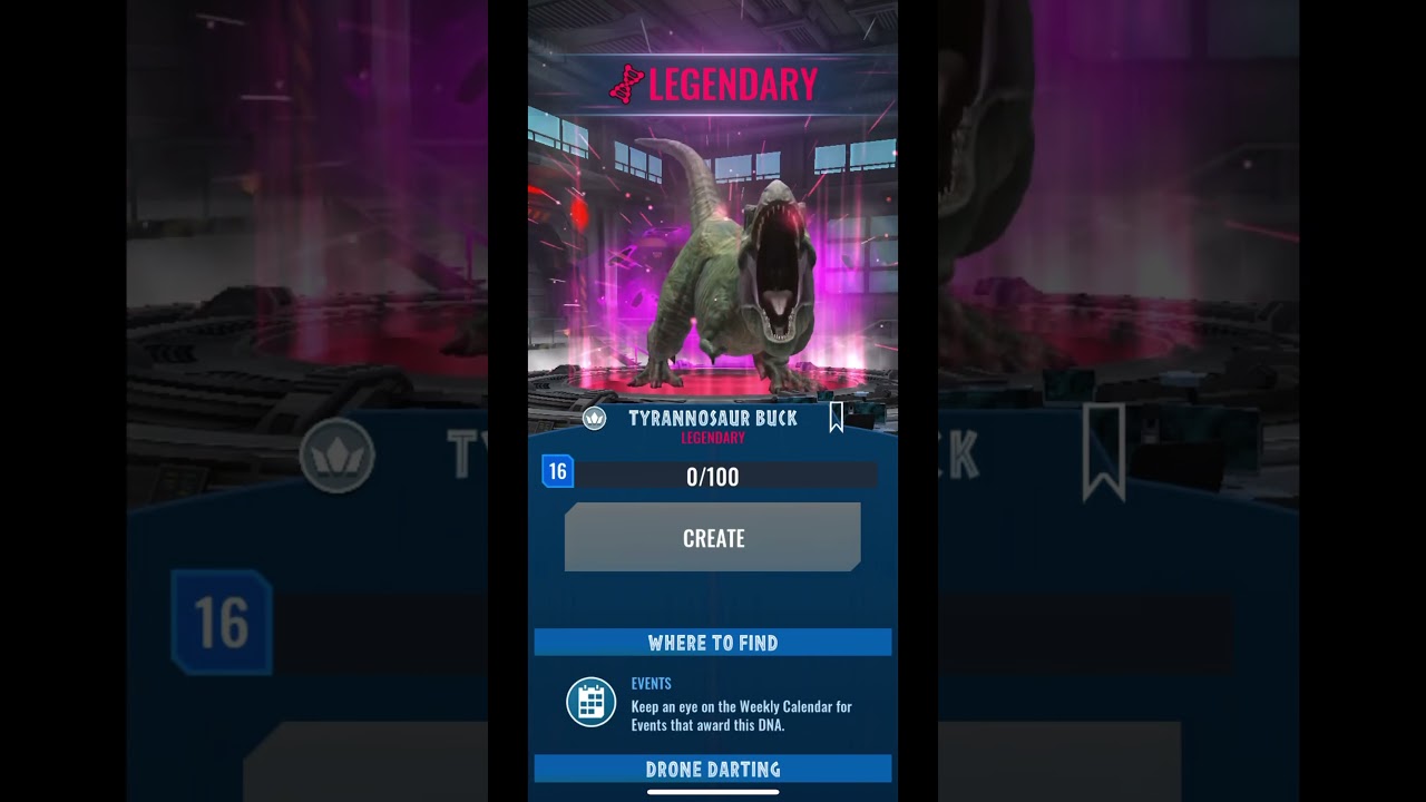 UNLOCKING THE LEGENDARY TYRANNOSAUR BUCK!! | Jurassic World Alive |