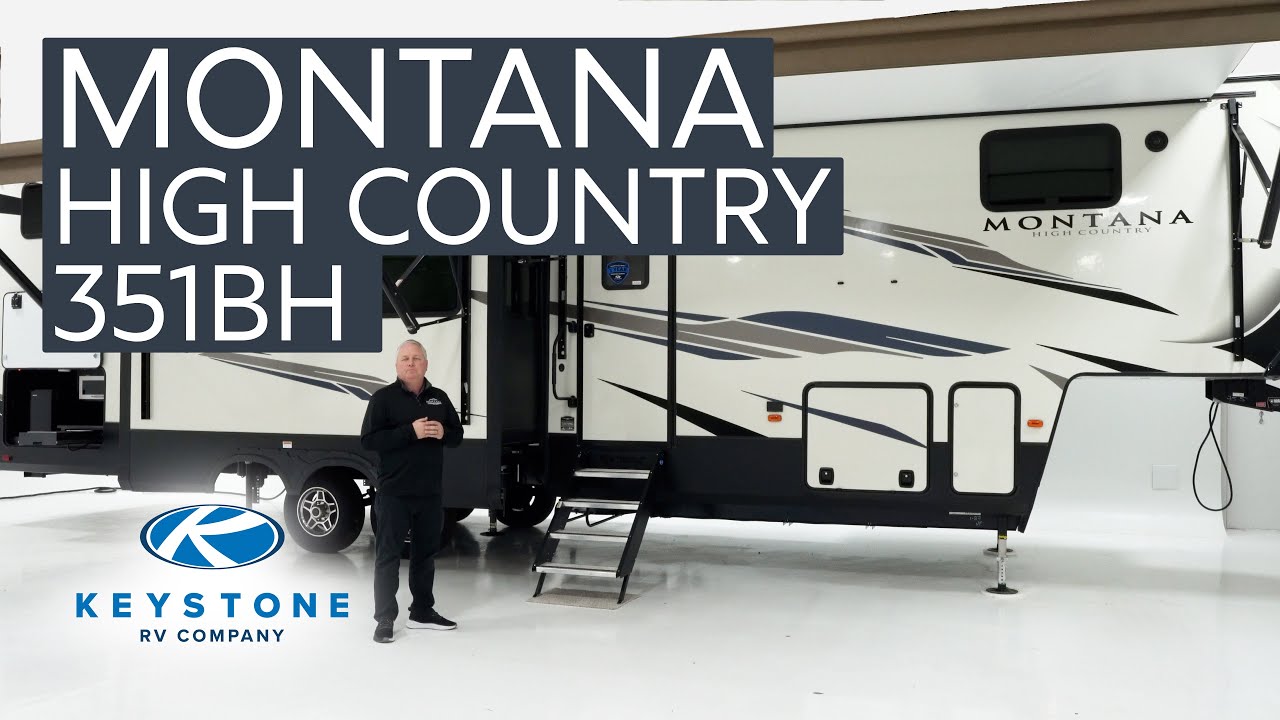 Montana High Country 351BH. A fifth wheel w/a bunkhouse & lots of storage inside and out.