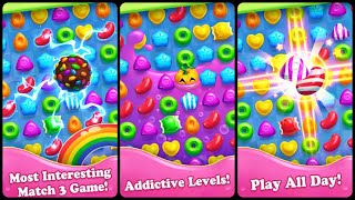 Candy Bomb Blast - Free Match 3 Puzzle Game (Gameplay Android) screenshot 5