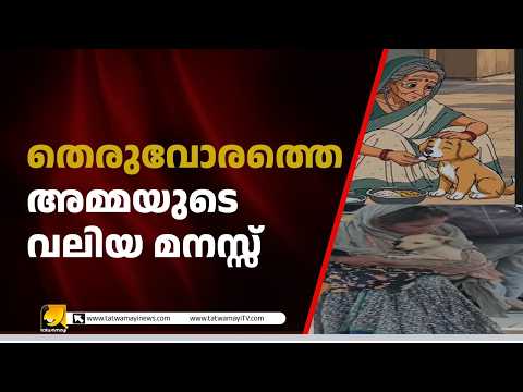 വിശന്നിട്ടും പട്ടിക്കുഞ്ഞിന് ഭക്ഷണം നൽകി തെരുവോരത്തെ അമ്മ | കണ്ണുനനയിക്കുന്ന മനുഷ്യത്വത്തിന്റെ കാഴ്ച