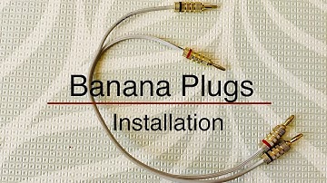 How to Strip Speaker Wire and Install Banana Plugs