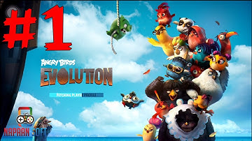 ANGRY BIRDS Evolution By Rovio Android iOS Walkthrough - Gameplay Part 1