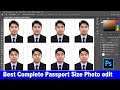 How To Create a Complete Passport Size Photo in Photoshop