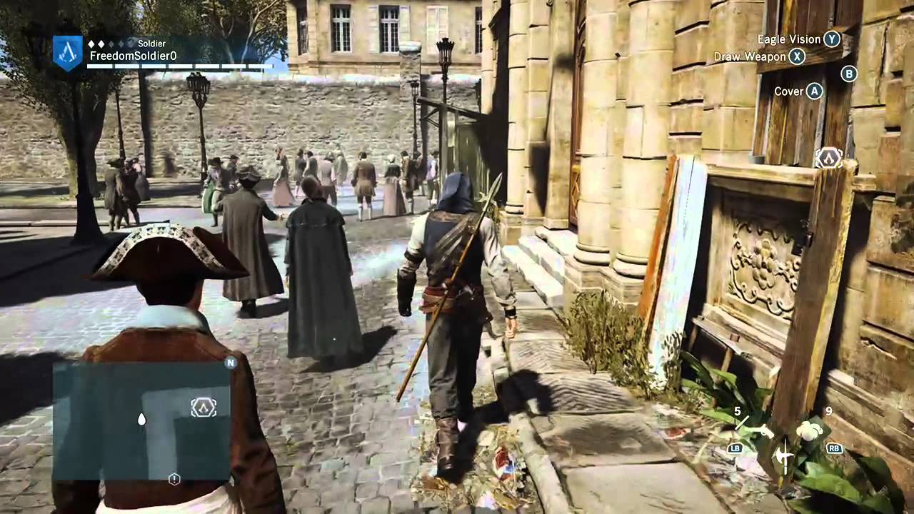 assassins creed unity free roam stealth kills