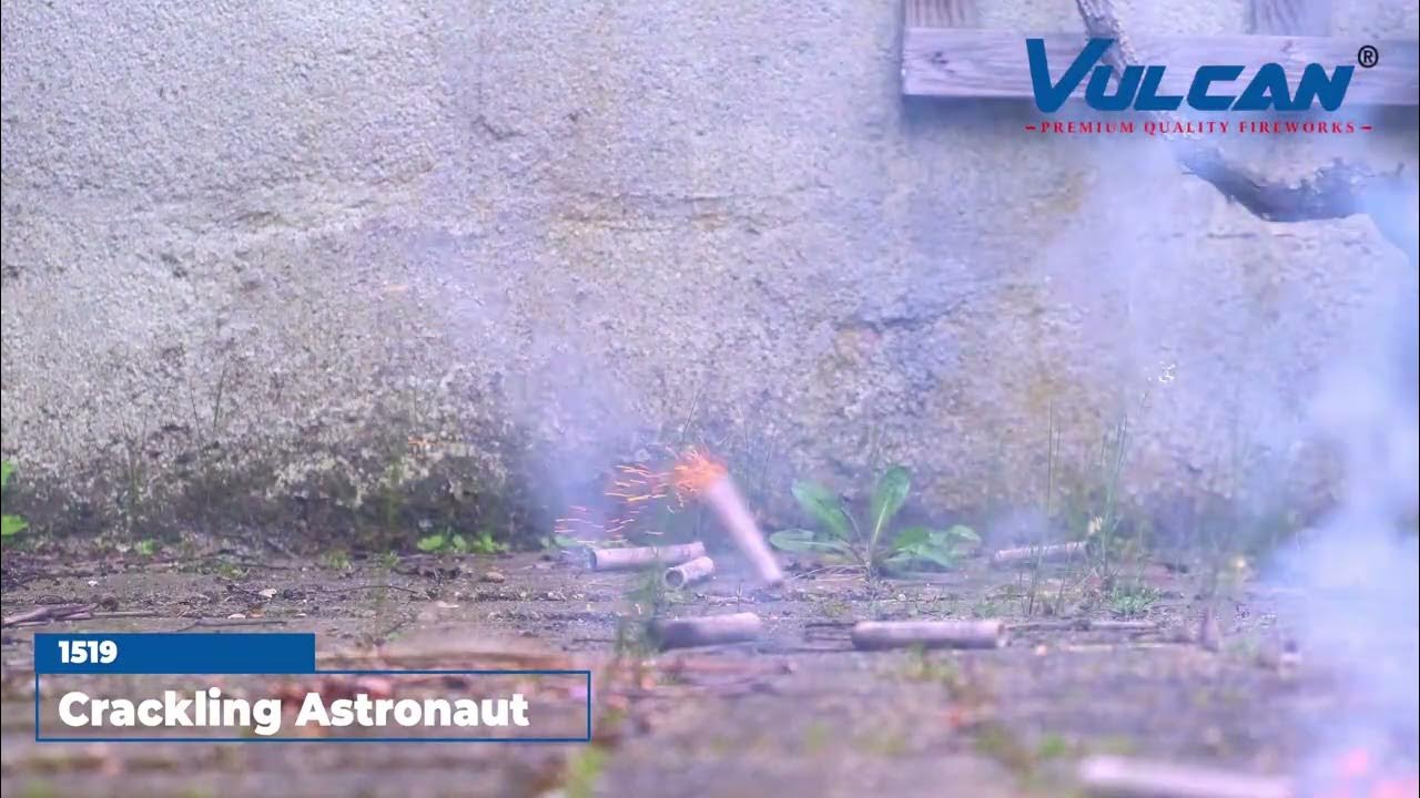Crackling Astronauts from Vulcan Fireworks fireworkcrazy YouTube
